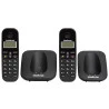 Telefone sem fio Intelbras TS3112 + Ramal preto