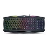 Visão Superior TECLADO USB GAMER GENIUS SCORPION K220 PRETO