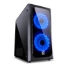 GABINETE MID-TOWER VENUS PRETO PCYES LED 7 CORES - 29191