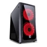 GABINETE MID-TOWER VENUS PRETO PCYES LED 7 CORES - 29191