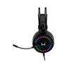 Vista Lateral do Headset gamer Flamma Warrior PH306 RGB USB