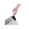 Lixeira Tramontina com pedal 12 litros aço inox