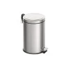 Lixeira Tramontina com pedal 12 litros aço inox