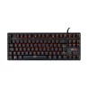 Teclado gamer mecânico Pcyes Outemu Led 7 cores USB