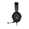 Visão Lateral Esquerda do Headset gamer Corsair HS60 PRO preto