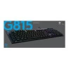 Caixa Teclado Mecânico Gamer Logitech G815 Tactile Preto Switch Brown