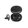 Visão Superior do Fone de ouvido Sportybuds BT EP-TWS-100BK C3Tech e do Estojo