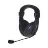 Visão Oblíqua do Fone de ouvido com microfone Maxprint 6011444 preto P2