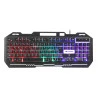 Visão superior Teclado gamer C3tech KG-40BK USB