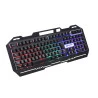 Visão superior diagonal Teclado gamer C3tech KG-40BK USB