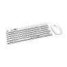 Kit de teclado e mouse sem fio Rapoo 8050T RA004 branco bluetooth