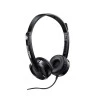 Vista Oblíqua Direita do Headset Rapoo H100 P2 preto