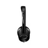 Vista Lateral do Headset Rapoo H120 USB preto
