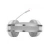 Visão Superior do Headset gamer Redragon Minos Lunar H210W branco USB
