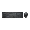 Kit teclado e mouse sem fio Dell KM5221W preto