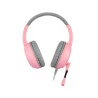 Vista Frontal do Headset gamer Motospeed G750 rosa