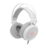 Headset gamer Redragon Scylla Lunar White H901W