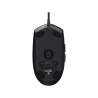 Parte de baixo Mouse Gamer Logitech G203 Lightsync RGB Preto 8000DPI