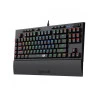 Teclado mecânico gamer Redragon switch vermelho Vishnu K596RGB