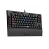 Teclado mecânico gamer Redragon switch vermelho Vishnu K596RGB