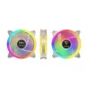 Kit 4 Cooler para Gabinete Gamdias Aeolus M2-1204R-WH Branco
