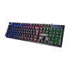 Teclado gamer de membrana Clanm Jungle CL-TJ8313 preto