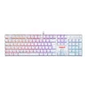 Teclado gamer mecânico Redragon Mitra branco switch marrom K551