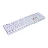 Teclado gamer mecânico Redragon Mitra branco switch marrom K551
