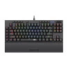 Teclado óptico gamer Redragon K588 RGB Pro Switch Marrom 