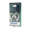 Visão Frontal Esquerda da Caixa do Fone de ouvido Philips SHS3300WT/10 Flexible Fit Branco