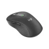 Visão diagonal Mouse Logitech Signature M650 L Grafite Sem Fio 910-006231