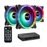 kit-cooler-3-unidades-aerocool-duo-12-pro-argb-hub-controle