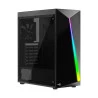 Gabinete Gamer Aerocool Shard Preto RGB ATX Lateral Acrílico