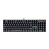 Visão frontal sem led acesso TECLADO GAMER VIPER PRO SWITCH RED MAMBA