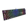 Visão diagonal TECLADO GAMER VIPER PRO SWITCH RED MAMBA
