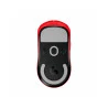 Parte de baixo Mouse Gamer Pro X Superlight Logitech G Sem Fio Vermelho 910-006783