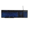 Visão superior TECLADO GAMER OEX FORCE-X TC201 PRETO - 51.1700