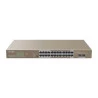 SWITCH IP-COM 24 PORTAS 100/1000 G1126P-24-410W