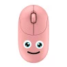 MOUSE SEM FIO BRIGHT EMOJI KIDS PINK KMS001