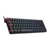 TECLADO MECANICO GAMER REDRAGON K626 ASHE RGB PRETO SWITCH VERMEL