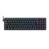 Teclado Mecânico Redragon K626 Ashe RGB Preto Switch Vermelho