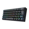 Teclado Mecânico Redragon K617 Fizz Pro Preto RGB Switch Marrom