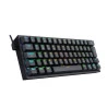 Teclado Mecânico Redragon K617 Fizz Pro Preto RGB Switch Marrom