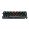 Teclado Mecânico Redragon K617 Fizz Pro Preto RGB Switch Marrom