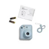 Itens inclusos com a Câmera Instantânea Instax Mini 12 Fujifilm Azul Candy