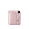 Parte de trás Kit Câmera Instax Mini 12 Rosa com Bolsa e 10 Filmes Macaron