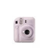 Frente Kit Câmera Instax Mini 12 Lilás com Bolsa e 10 Filmes Macaron