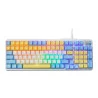 Visão Superior Teclado Mecânico Cooler Master SF6 Chun-Li CK570 Switch Vermelho