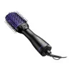 Diagonal Escova Secadora Taiff Easy Oval Preta e Lilás 220v