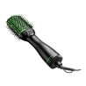 Diagonal Escova Secadora Taiff Easy Oval Preta e Verde 220v
